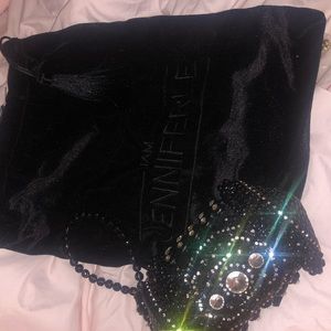 IamJenniferle cairo II crystal clutch bag
